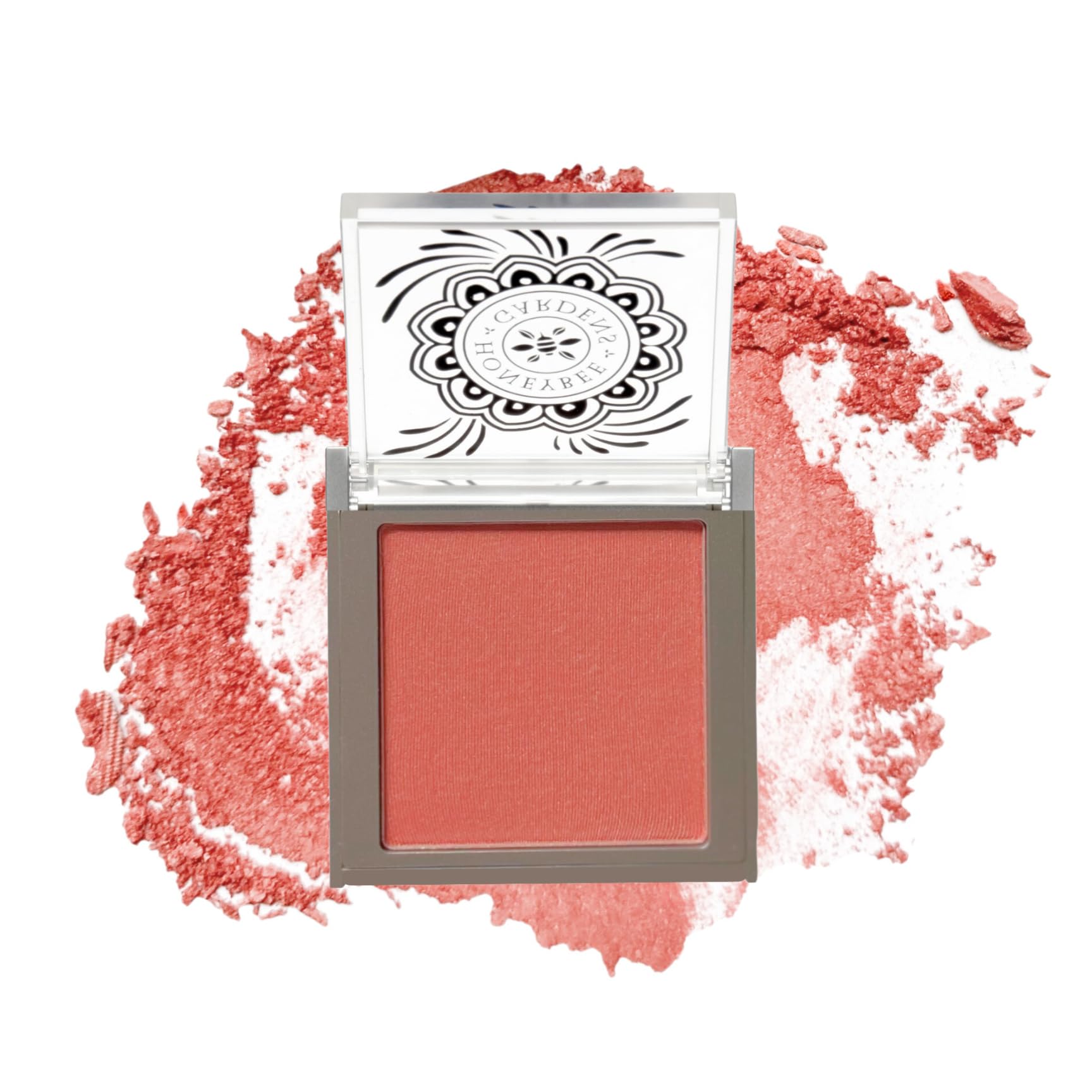 Honeybee Gardens Complexion Perfecting Blush Rendezvous, Soft Rose Natural & Glowy Finish Powder Blush for Cheeks, Highly Pigmented Long Lasting Blush, Vegan & Gluten-Free Face Makeup, 8.5g